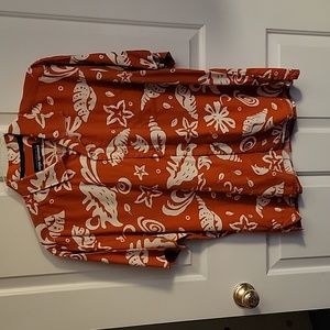 Reyn Spooner,  men's XL, buttondown Hawaiian shirt, coral colored.